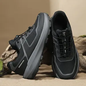 High Quality <b>Mens</b> Outdoor Shoes All-match Sports Sneakers <b>Breathable</b> Quick Dry Mesh Shoes Man Non-slip Treking Footwear <b>Trainers</b> - Product Image 4