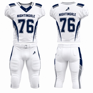 Uniforme de Fútbol Americano Personalizable de Alto Rendimiento, Transpirable, que Absorbe la Humedad, 100% Poliéster, Elástico en Cuatro Direcciones - Product Image 5