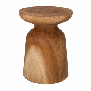 Tabouret d'appoint en bois de Suar massif Niwara Bisoepo, design rustique naturel, qualité supérieure, artisanal, durable, polyvalent - Product Image 2
