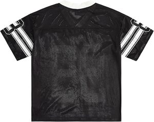 T-shirt en jersey pour femme, coupe oversize, avec motif numérique, style streetwear Y2K, hauts pour sorties, tenue décontractée, maillot de rugby et de football - Product Image 5