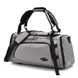 Customizable Zipper Gym Bag <b>Backpack</b> with Waterproof Pockets Unisex Sports Casual Gym Bag for Travel Shoe Compartment - Product Image 5