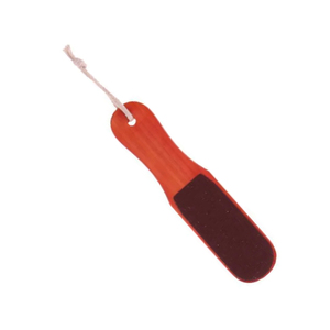 Limes à pieds rouges à manche en bois, double face, pour salon de beauté, outils de pédicure, soins des pieds, éliminateurs de callosités - Product Image 5