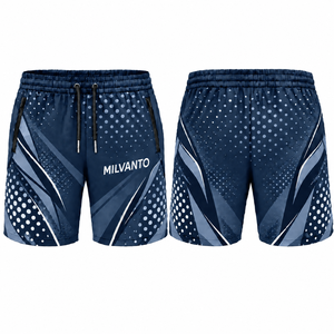 Pantalones Cortos de Fútbol Profesionales Personalizados Rojos para Hombre, 100% Poliéster, Sublimados, Ropa Deportiva Transpirable - Product Image 2