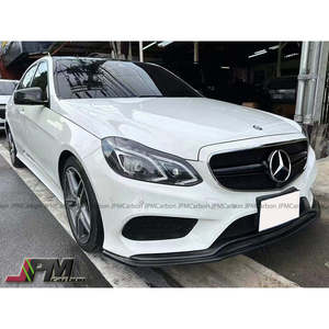 Nouvelle lèvre de pare-chocs avant en fibre de carbone JPMCarbon pour Mercedes-Benz W212 Classe E berline AMG Sport 2014-2016 - Product Image 2