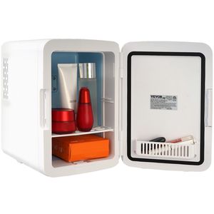 Mini nevera de lujo de 10L, 12 latas AC/DC, nevera para belleza, nevera blanca pequeña para almacenamiento de leche materna, dormitorio, oficina, dormitorio, Coche - Product Image 1