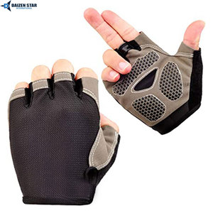 Gants de vélo mi-doigts avec rembourrage en gel anti-vibration - Product Image 2