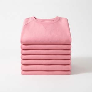 เสื้อสเวตเชิ้ตคอกลมลำลองแบบสั่งทำ ผ้าคอตตอนผสม แขนยาว แบบเรียบ ผลิตแบบ OEM ODM ขายส่งจากโรงงาน - Product Image 3