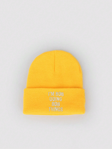 Red Beanie Hat With Embroidery I'm Bob Doing Bob Things Unisex Casual <b>Winter</b> <b>Cap</b> for Adults Wholesale <b>Winter</b> Beanie Hats - Product Image 2