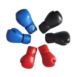 Professional Grade Boxing Gloves with Extra Thick Padding Durable <b>Synthetic</b> <b>Leather</b> Adjustable Wrist Strap for Sparring - Product Image 1
