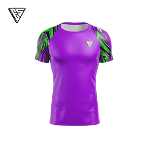 เสื้อรัดกล้ามเนื้อแบบกำหนดเอง ODM สำหรับยูนิเซ็กซ์ สำหรับกีฬาต่อสู้ MMA ยิวยิตสู |   ผ้าสแปนเด็กซ์/โพลีเอสเตอร์ ป้องกันรังสียูวี ระบายอากาศได้ดี น้ำหนัก 180 กรัม แขนยาว - Product Image 1