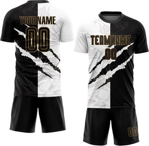 oem men’s quick dry breathable 100% polyester football jersey set | custom logo <b>soccer</b> uniform wholesale supplier - Product Image 4