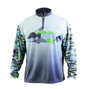 2023 personnalisé couleur Logo équipe Performance pêche chemise Sublimation hommes pêche maillots basse pêche tournoi - Product Image 1