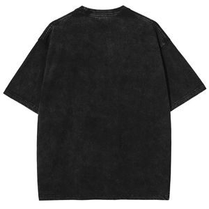 เสื้อยืดคอตตอนโอเวอร์ไซส์ลายกราฟิกปลาญี่ปุ่น สไตล์สตรีทแวร์ ทรงหลวม คุณภาพสูง จำหน่ายส่ง - Product Image 2