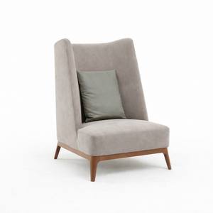 Fauteuil lounge à dossier haut Labus – Fauteuil d'appoint moderne et luxueux pour hôtel et salon |   Chaise design à dossier haut - Product Image 2