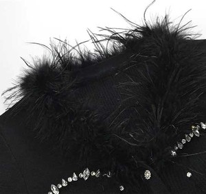 Cardigan respirant pour homme à col en V, avec détails perlés, en maille boutonnée, motif losanges, luxe discret et esthétique raffinée - Product Image 4