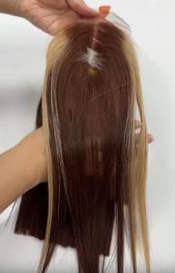 Extensiones de cabello humano vietnamita de color de marca de nacimiento recta de hueso de precio barato de calidad superior precio al por mayor de doble dibujado - Product Image 5