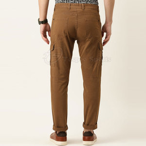 Pantalones Cargo para Hombre, Personalizados, Ajustados, Casuales, 100% Algodón, de Alta Calidad, en Oferta - Product Image 4