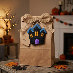 Adornos de Fieltro de Lana Ecológicos al por Mayor para Halloween, Casitas Miniatura Hechas a Mano, Decoración para Fiestas y Festivales - Product Image 3