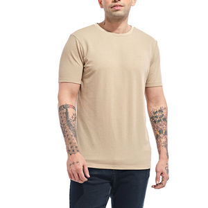 Camisetas para hombre transpirables, ligeras, de manga corta, de algodón liso, personalizadas, al por mayor, ropa de verano, camisetas de alta calidad para hombre - Product Image 1