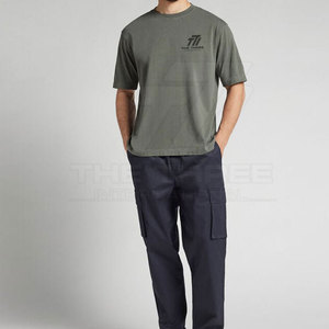 Camisetas Casuales de Gran Tamaño para Hombre con Logotipo Personalizado, 100% Algodón de Alta Calidad, Transpirables, de Manga Corta, Modernas y Cómodas - Product Image 4