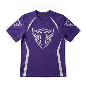 ชุดฟุตบอลคุณภาพสูง เสื้ออเมริกันฟุตบอลแบบซับลิเมชั่น สกรีนชื่อและหมายเลขได้ตามต้องการ ชุดสำหรับเยาวชน โรงงานผลิตเสื้อผ้ากีฬา - Product Image 1