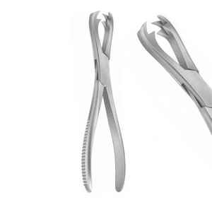 Pince à os chirurgicale orthopédique Fergusson 21 cm en acier inoxydable, finition miroir, manuelle, à poussée par le poignement - Product Image 1