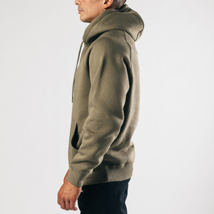 Wholesale Regular Fit <b>Thick</b> <b>Fleece</b> PlusSize Workout Sport Gym Fitness Hoodies Sweatshirt Pullover Men 100% Cotton Breathable - Product Image 2