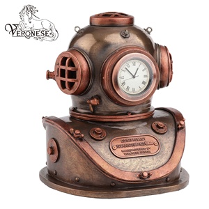 Caja de Recuerdos Steampunk Europea de Lujo, Diseño VERONESE, Pintada a Mano, Textura de Cuero y Cobre, Artesanía de Resina, Decoración para el Hogar, Figurita - Product Image 3