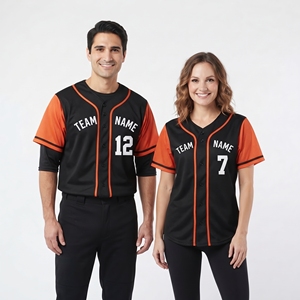 Maillot de baseball de haute qualité imprimé par sublimation, respirant, anti-humidité, numéro personnalisé, nom de l'équipe, 100% polyester, unisexe - Product Image 1