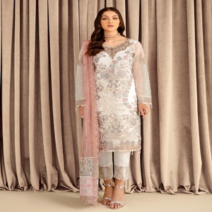 Ramsha VOL ชุด M-7ผ้าโปร่งบาง3ชิ้น, ชุดอินเดียปากีสถานชุดงานแต่งงานของเด็กผู้หญิงชุดแต่งกายงานปาร์ตี้สำหรับงานแต่งงาน - Product Image 5