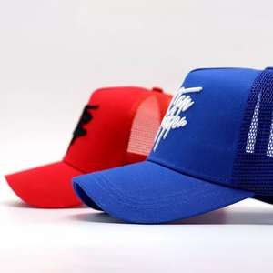 Gorra de camionero personalizada, gorra de béisbol de malla, gorra snapback con logo bordado, gorra deportiva ajustable, fabricante OEM ODM - Product Image 2