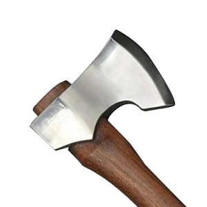 Outdoor Mini <b>Axe</b> With Reliable Steel Head And Wooden Handle For <b>Camping</b> Hiking Bushcraft Garden Work Wood Chopping And Daily Out - Product Image 5