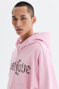 เสื้อฮู้ดซิปผู้ชายแบบกำหนดเอง ผ้าฟลีซอุ่นสบายสำหรับฤดูหนาว สไตล์ลำลองแนวสตรีทแวร์ ขายส่ง - Product Image 3