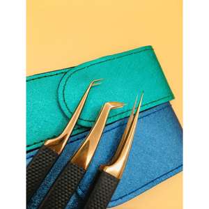 Pinzas de Precisión Antimagnéticas de Acero Inoxidable para Cejas, Marca Personalizada, Modelo 233 - Product Image 1