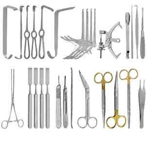 Juego de 103 Instrumentos Quirúrgicos para Laminectomía Neuroquirúrgica, Acero Inoxidable de Grado Alemán, Retractores Espinales, Pinzas, Alicates, Kit - Product Image 3