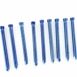 Tornillos autorroscantes con bloqueo de seguridad AO de 5,0 mm, de 20 mm a 60 mm, juego de 90 piezas, titanio - Product Image 1