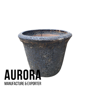 Macetas AURORA, Juego de Macetas de Barro Rústicas, Ecológicas, Vintage, para Jardín Exterior, con Orificio de Drenaje, Ligeras y Duraderas para Flores - Product Image 3