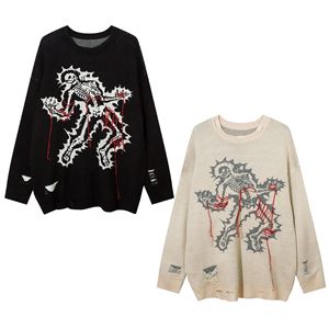 Suéter de punto unisex con diseño de calavera divertida, manga larga, 100% acrílico, de marca de moda, con logo frontal, novedad otoño 2026 para hombre y mujer - Product Image 4