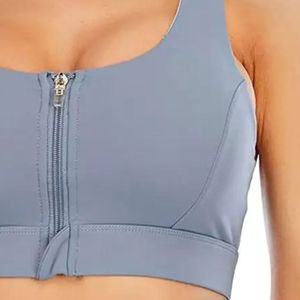 RUNNING GIRL Strappy Racerback Sports Bra for Women Sexy Breathable High Support Yoga Plus Size with Front Logo and Cups - Product Image 4