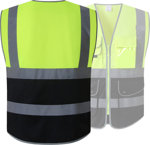 Premium Reflective Workwear <b>Uniforms</b> Safety Vest Durable <b>Construction</b> Safety Vest Manufacturer Wholesale Supply - Product Image 4