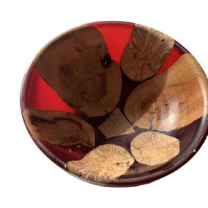 Wholesale Resin <b>Wooden</b> <b>Bowl</b> for <b>Fruits</b> Decorative <b>Bowl</b> Sustainable Quality Customized Design Salad <b>Bowl</b> for Party Catering - Product Image 1