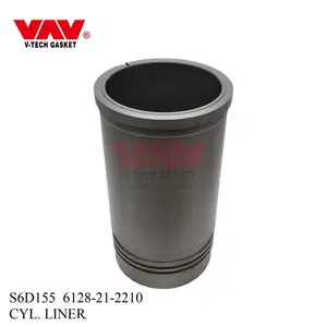 6128-21-2210 Taiwan Excavator Accessories Excavator Cylinder Liner