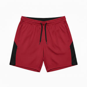 Shorts de course pour hommes, taille élastique, vêtements de sport, shorts d'entraînement performants, longueur genou, tissu Oxford, coupe-vent, maille - Product Image 1