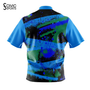 Custom Polyester Dartboard Polo Shirts <b>Dart</b> Jerseys and Bowling Shirts for <b>Dart</b> & Bowling - Product Image 4
