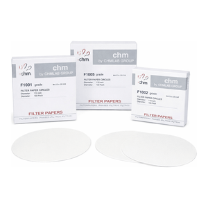 Papier filtre qualitatif sans cendres CHMLAB <0,06 % de cendres, tracabilité par lots pour analyse en laboratoire - Product Image 2