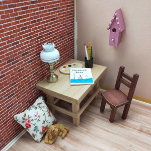 Meubles miniatures pour maison de poupée, jouet, kit de construction 3D en plastique, modèle de scène, ensemble de plancher - Product Image 6