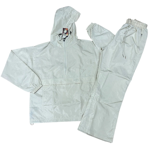 Ensemble survêtement imperméable personnalisé pour homme, veste coupe-vent réfléchissante et pantalon, vêtements techniques d'extérieur, vente en gros - Product Image 4