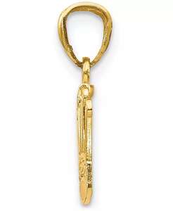 Ciondolo con ciondolo corona reale in oro 14k | Macy's - Product Image 2