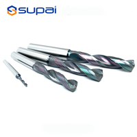 Foret de centrage en carbure SUPAL haute précision HRC45-65, outil d'usinage CNC durable et fiable, diamètre de tige 4-20 mm, oxyde noir
