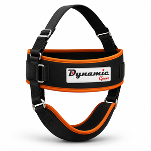 Neoprene Adjustable Breathable Heavy Duty Weightlifting Gym <b>Training</b> <b>Head</b> Harness with Durable Chain Belt - Product Image 2